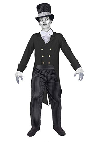 GEISTER BRÄUTIGAM LEICHEN GROOM= FASCHING KARNEVAL HALLOWEEN=KOSTÜM DER ABSOLUTE SESSIONSHIT JEDES JAHR AUFS NEUE=ERHALTBAR IN 5 VERSCHIEDENEN GRÖßEN-XXLARGE von I LOVE FANCY DRESS