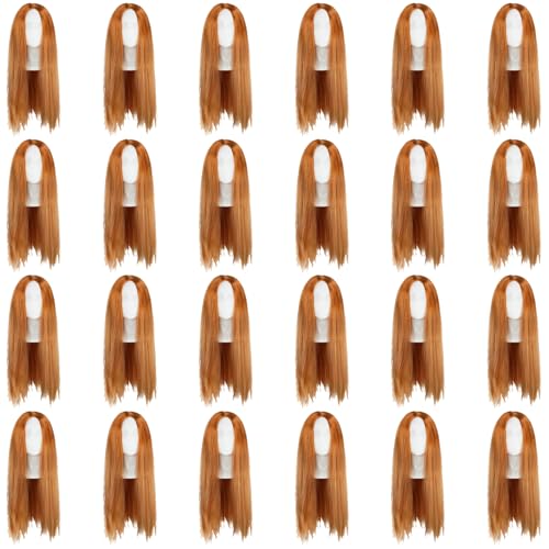 Lange gerade Ingwer Perücke 24 Stück Cosplay Verkleidung Kostüm Perücke für Frauen Männer Perfekt für Halloween, Mottopartys, Rollenspiele, Festivals und Events von I LOVE FANCY DRESS