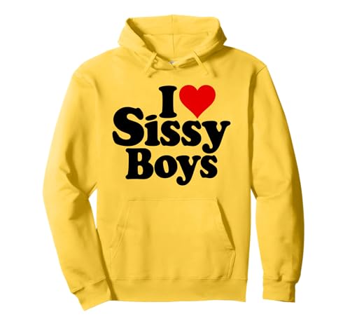 ICH LIEBE HEART SISSY BOYS FEMBOYS Pullover Hoodie von I LOVE SISSY BOYS HEART FUN TEES