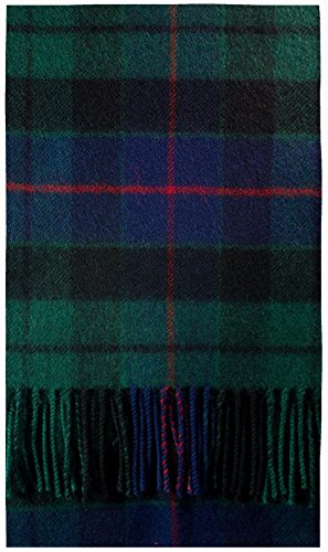I LUV LTD Morrison Green Moderner Tartan Luxus Brushwool Schal I LUV LTD Morrison Green Moderner Tartan Luxus Brushwool Schal von I LUV LTD