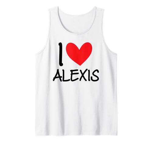 "I Love Alexis Name" personalisiertes Herz für Mädchen und Frauen Tank Top "I Love Alexis Name" personalisiertes Herz für Mädchen und Frauen Tank Top von I Love Alexis Name Friendship Tees