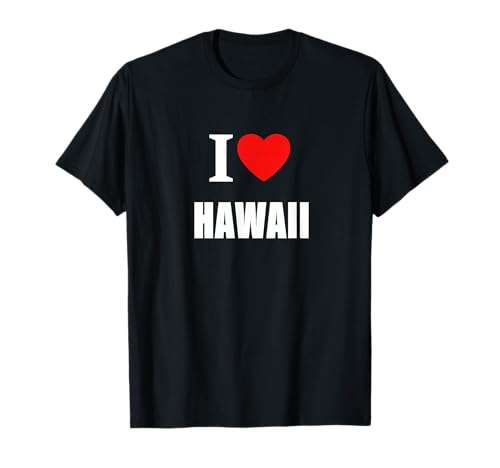 I Love Hawaii für Männer, Frauen und Studenten T-Shirt von I Love Inspirational Motivational Designs