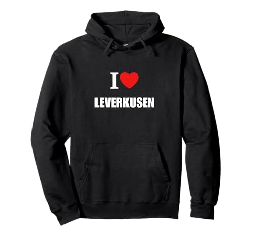 I Love Leverkusen Deutschland für Männer Frauen Kinder Pullover Hoodie von I Love Inspirational Motivational Designs
