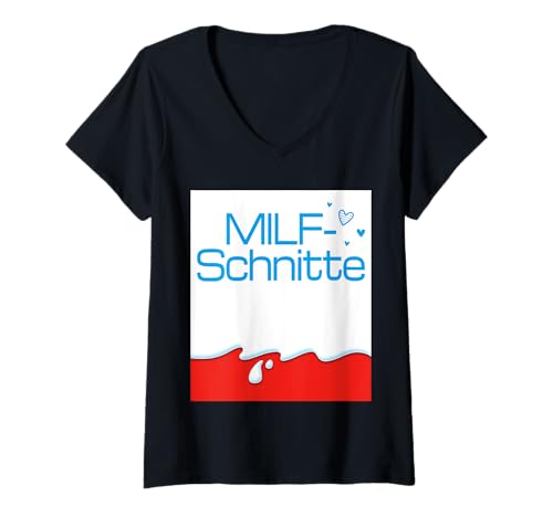Damen MILFSCHNITTE X Milf Schnitte Only Love Date Milfs Fans T-Shirt mit V-Ausschnitt Damen MILFSCHNITTE X Milf Schnitte Only Love Date Milfs Fans T-Shirt mit V-Ausschnitt von MILFSCHNITTE - MILF Lover. Sauf & Malle Mallorca
