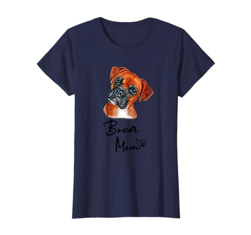 BOXER Mom Hundemama BOXER Hund Mama Geschenk T-Shirt von I Love My BOXER Geschenke & Shirts