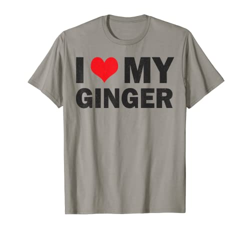 I Love My Ginger Lovers I Heart Ginger Damen Herren Lustig T-Shirt von I Love My Ginger Vintage Tees