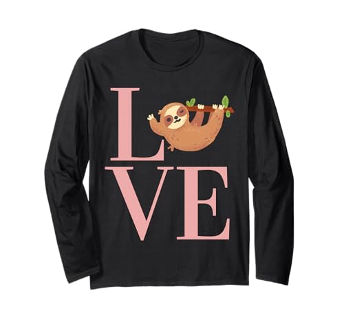 Süßes Faultier für Jungen und Mädchen, Kleinkinder, die Faultiere lieben Langarmshirt Süßes Faultier für Jungen und Mädchen, Kleinkinder, die Faultiere lieben Langarmshirt von I Love My Jungle Animals for Animal loving kids