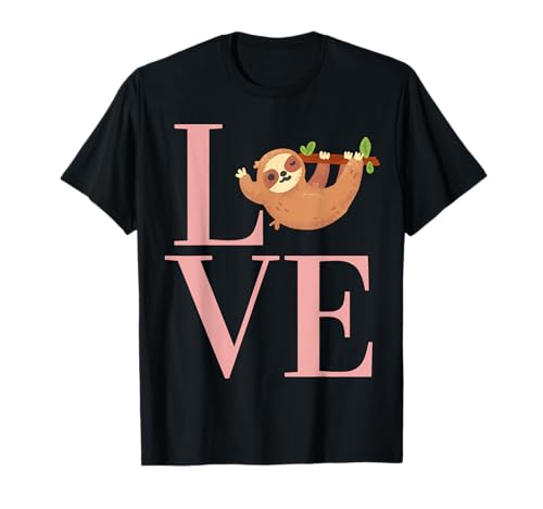 Süßes Faultier für Jungen und Mädchen, Kleinkinder, die Faultiere lieben T-Shirt Süßes Faultier für Jungen und Mädchen, Kleinkinder, die Faultiere lieben T-Shirt von I Love My Jungle Animals for Animal loving kids