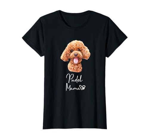 Pudel Mama Hundemama Hund Frauchen Haustier T-Shirt von I Love My Pudel Geschenke Shirts & Outfits