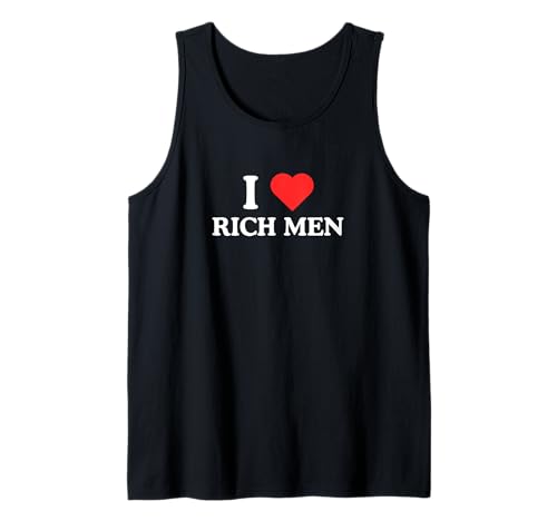 Lustiges Y2K Sugar Baby Gold Digger Meme mit Aufschrift „I Love Heart Rich Men“ Tank Top Lustiges Y2K Sugar Baby Gold Digger Meme mit Aufschrift „I Love Heart Rich Men“ Tank Top von I Love Rich Men