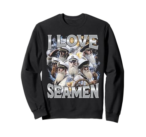 Ich Liebe Seamen Lustiger Bootleg Girls Trip 2026 Sweatshirt von I Love Seamen Funny Bootleg Girls Trip 2026
