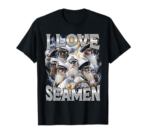 Ich Liebe Seamen Lustiger Bootleg Girls Trip 2026 T-Shirt von I Love Seamen Funny Bootleg Girls Trip 2026