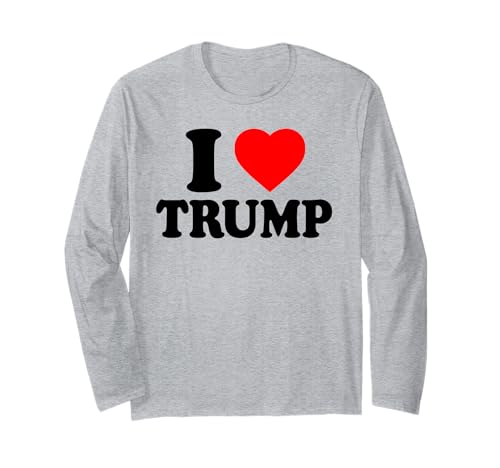 Ich Liebe Trump Shirt - Männer Frauen - I Love Trump Langarmshirt Ich Liebe Trump Shirt - Männer Frauen - I Love Trump Langarmshirt von I Love Trump - Ich Liebe Trump
