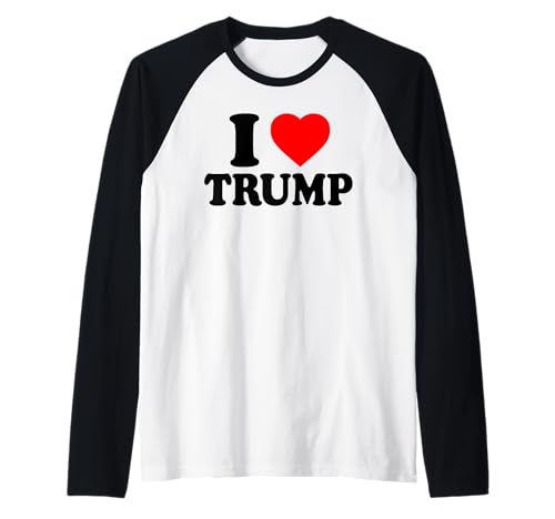Ich Liebe Trump Shirt - Männer Frauen - I Love Trump Raglan Ich Liebe Trump Shirt - Männer Frauen - I Love Trump Raglan von I Love Trump - Ich Liebe Trump