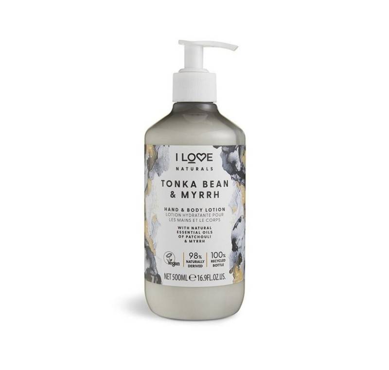I Love... Körperpflegemittel Tonka Bean & Myrrh Naturals Hand & Body Lotion 500ml I Love... Körperpflegemittel Tonka Bean & Myrrh Naturals Hand & Body Lotion 500ml von I Love...