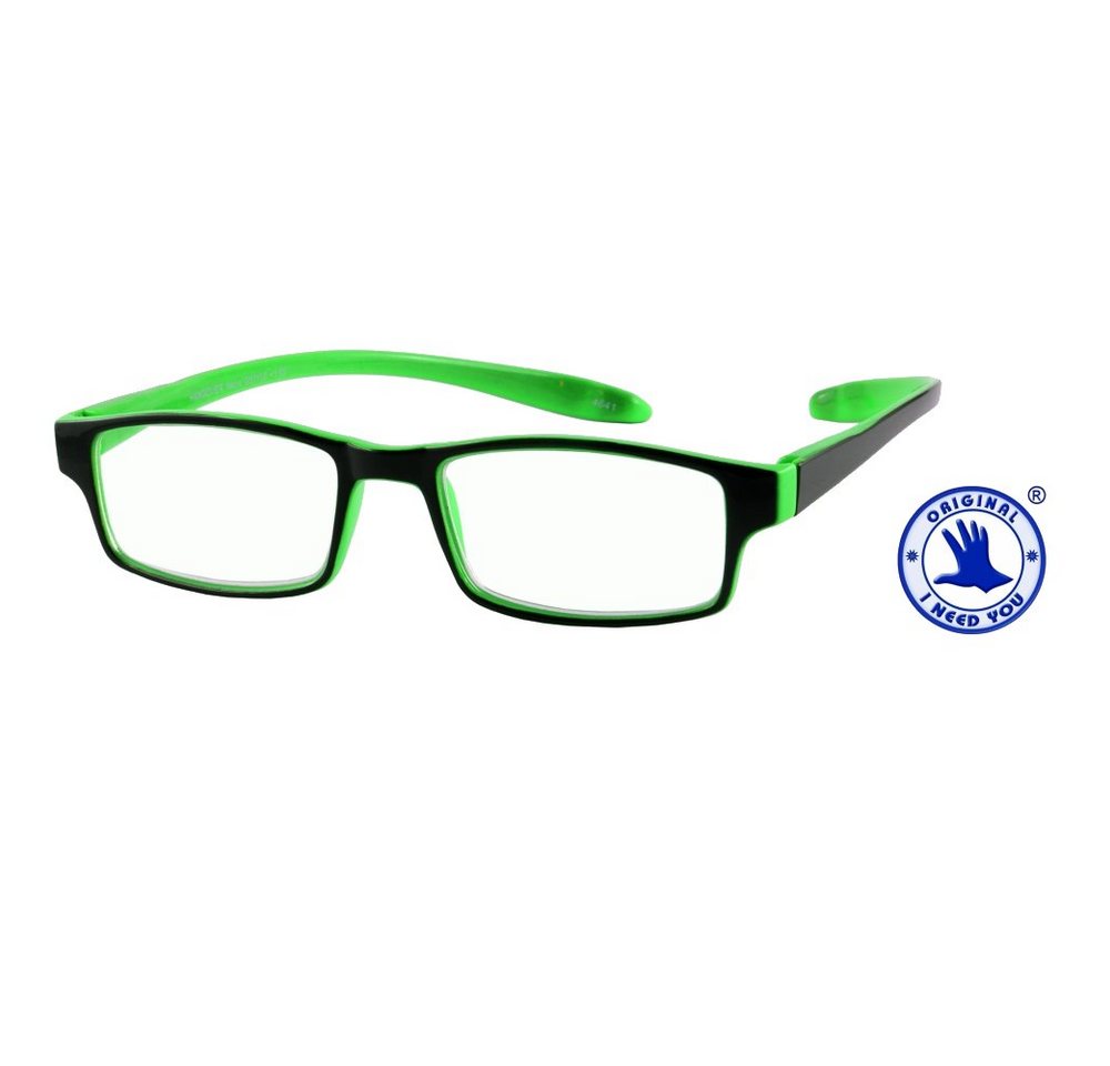 I Need You Lesebrille Hangover Neon mit Etui Grün (1,0 dpt) I Need You Lesebrille Hangover Neon mit Etui Grün (1,0 dpt) von I Need You