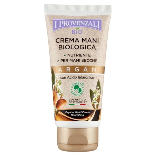 I Provenzali Argan Bio-Handcreme für trockene Haut, 75 ml, hergestellt in Italien von I Provenzali
