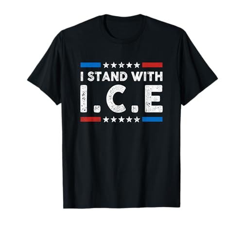 I Support ICE Lustiges Vintage-Look für Herren und Damen T-Shirt I Support ICE Lustiges Vintage-Look für Herren und Damen T-Shirt von I Support ICE Funny Apparel Co.