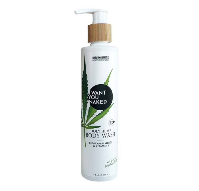 I WANT YOU NAKED Duschgel Holy Hemp Hanfsamenöl - Body Wash 250ml von I WANT YOU NAKED
