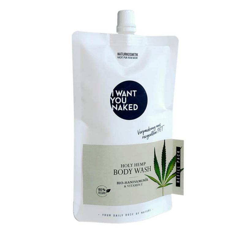 I WANT YOU NAKED Duschgel Holy Hemp Hanfsamenöl - Body Wash Refill 250ml von I WANT YOU NAKED