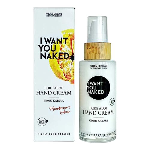 I WANT YOU NAKED Handcreme Good Karma, Mandarine & Lorbeer, 50ml (1er Pack) von I WANT YOU NAKED