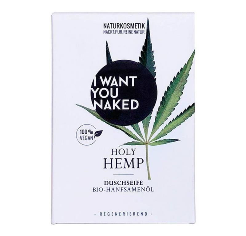 I WANT YOU NAKED Handseife Holy Hemp Hanfsamenöl - Duschseife 100g von I WANT YOU NAKED