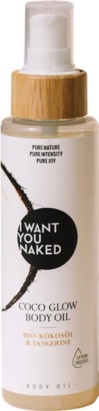 I Want You Naked Coco Glow Body Oil Bio-Kokosöl & Tangerine 100 ml von I Want You Naked