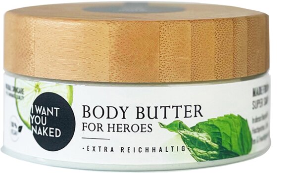 I Want You Naked For Heroes Body Butter 200 ml von I Want You Naked