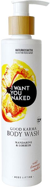 I Want You Naked Good Karma Body Wash Mandarine & Lorbeer 250 ml von I Want You Naked