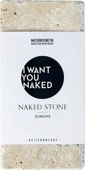 I Want You Naked Naked Stone "Slimline" Seifenablage 1 Stk. von I Want You Naked