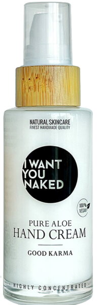 I Want You Naked - Pure Aloe Hand Cream Good Karma 50 ml I Want You Naked - Pure Aloe Hand Cream Good Karma 50 ml von I Want You Naked
