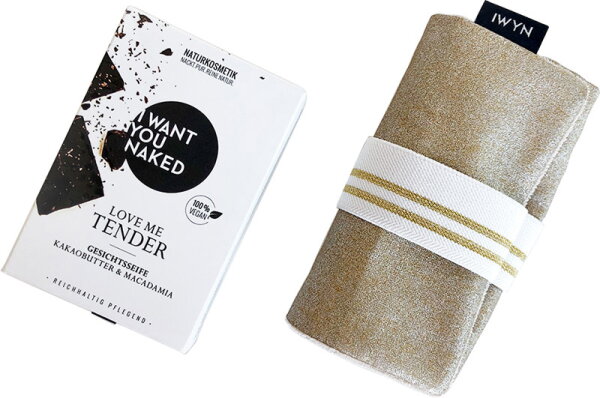 I Want You Naked SOAP TO GO "Jill" mit LOVE ME TENDER Gesichtsseife von I Want You Naked