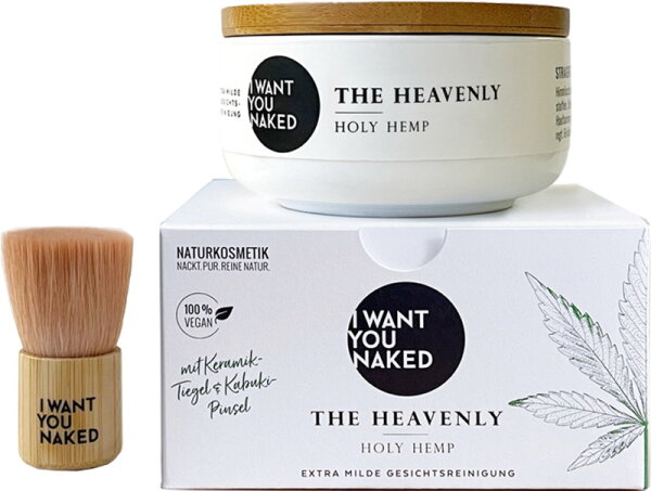 I Want You Naked THE HEAVENLY Holy Hemp Facial Cleansing Soap 75 g I Want You Naked THE HEAVENLY Holy Hemp Facial Cleansing Soap 75 g von I Want You Naked