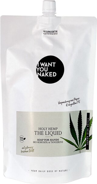 I Want You Naked THE LIQUID Holy Hemp Hand Wash REFILL 1000 ml von I Want You Naked