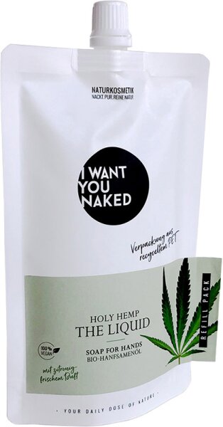 I Want You Naked THE LIQUID Holy Hemp Hand Wash REFILL 250 ml von I Want You Naked