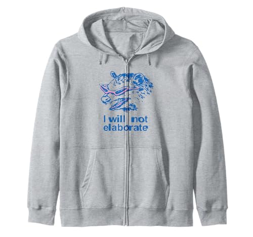 Ich werde Nicht näher darauf eingehen. Lustig für Männer und Frauen Kapuzenjacke von I Will Not Elaborate Tees