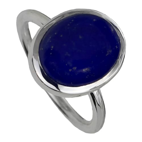 I-be,Lapis Lazuli Edelstein Ring oval, 925 Silber, im Geschenketui, 102912/10x12 (52) von I-be