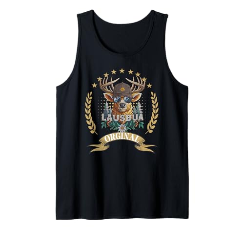 Herren Lausbua Hirsch Lederhose Kinder Trachten Herren Lausbua Tank Top Herren Lausbua Hirsch Lederhose Kinder Trachten Herren Lausbua Tank Top von I bin a bayrischer Lausbua Herren Jungen
