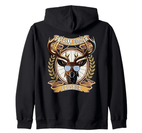 Extrem Cooler Lausbua Hirsch Lederhose Kinder Trachten Kapuzenjacke Extrem Cooler Lausbua Hirsch Lederhose Kinder Trachten Kapuzenjacke von I bin a bayrischer Lausbua Herren