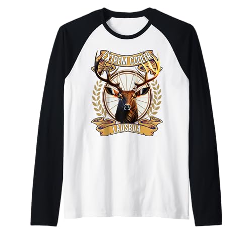 Extrem Cooler Lausbua Hirsch Lederhose Kinder Trachten Raglan Extrem Cooler Lausbua Hirsch Lederhose Kinder Trachten Raglan von I bin a bayrischer Lausbua Herren