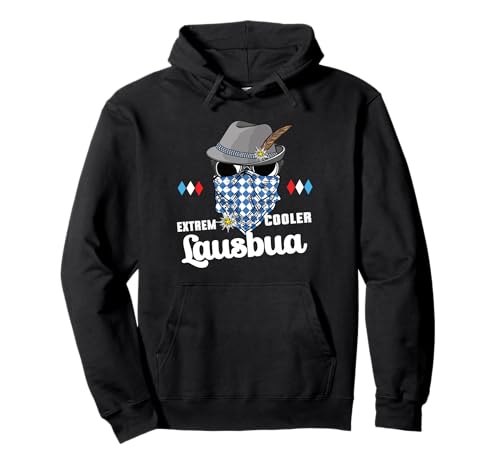 Extrem Cooler Lausbua Herren Trachten Kinder Tracht Pullover Hoodie von I bin a bayrischer Lausbua Lederhose Jungs