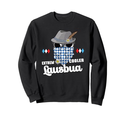Extrem Cooler Lausbua Herren Trachten Kinder Tracht Sweatshirt von I bin a bayrischer Lausbua Lederhose Jungs