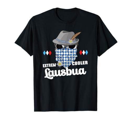 Extrem Cooler Lausbua Herren Trachten Kinder Tracht T-Shirt von I bin a bayrischer Lausbua Lederhose Jungs