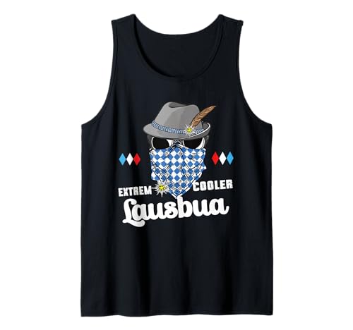 Extrem Cooler Lausbua Herren Trachten Kinder Tracht Tank Top von I bin a bayrischer Lausbua Lederhose Jungs