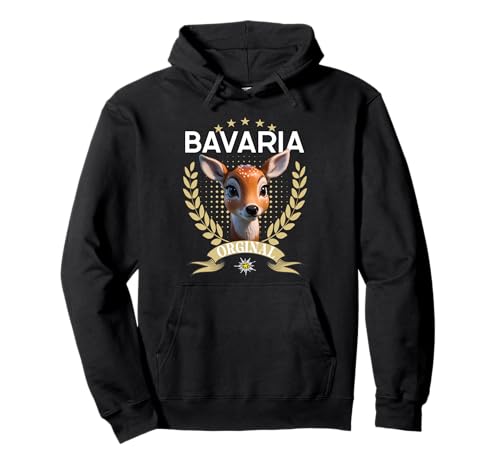 Bavaria Hirsch REH Lausbua Ersatz Lederhose Kinder Trachten Pullover Hoodie Bavaria Hirsch REH Lausbua Ersatz Lederhose Kinder Trachten Pullover Hoodie von I bin a bayrischer Lausbua Outfit Herren & Damen