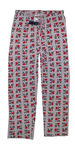 I Love NY Loungehose Pyjamahose New York Nachtwäsche, grau, XX-Large von I love NY