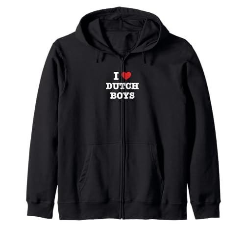 I Love Dutch Boys - Niederlande Geschenk Kapuzenjacke von I love dutch boys - Niederlande Geschenk