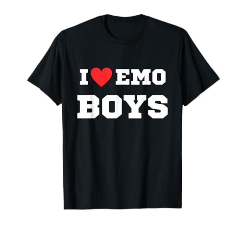 Ich liebe Emo-Jungs | Emo T-Shirt von I love emo boys Emo