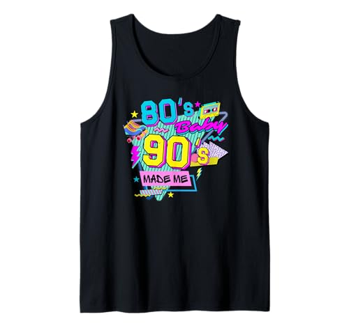 Retro Vintage 1980er 80er Jahre Baby 1990er 90er Jahre Made Me Nostalgie Tank Top von I love the 80s, 90s Fashion Outfits for Men Women