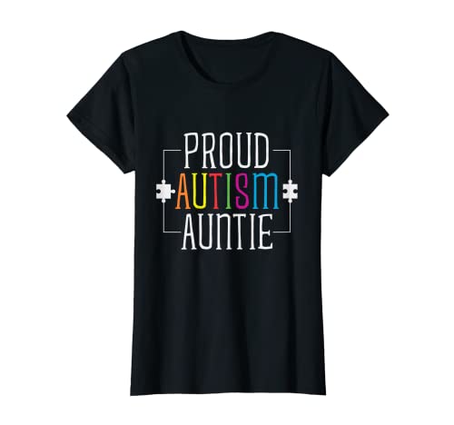 Damen Stolze Autismus Auntie – Autismus-Bewusstsein T-Shirt Damen Stolze Autismus Auntie – Autismus-Bewusstsein T-Shirt von I'm A Proud Autism Auntie